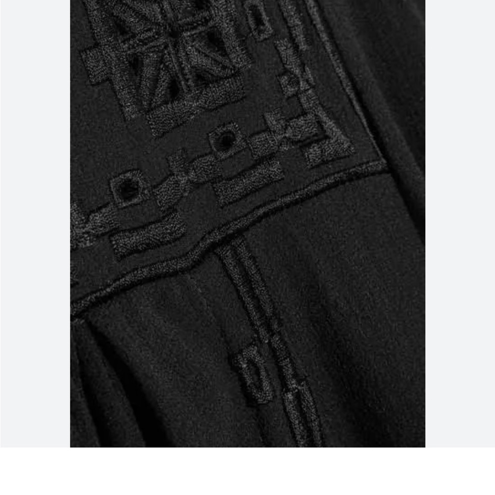 NWOT Isabel marant SZ M/38 high neck Maeva silk embroidered top - Picture 6 of 14